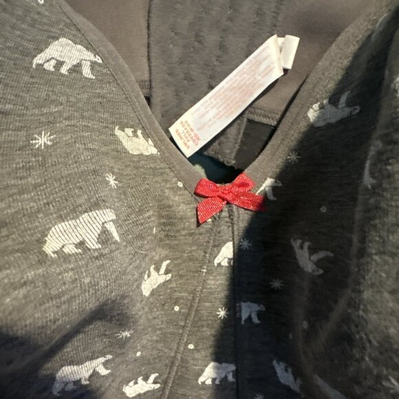 Cacique 48DDD Bra Polar Bear Lace Unlined Full Coverage No Wire Grey - Picture 2 of 9